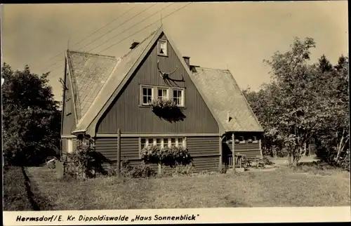 Ak Hermsdorf im Erzgebirge, Haus Sonnenblick, Außenansicht