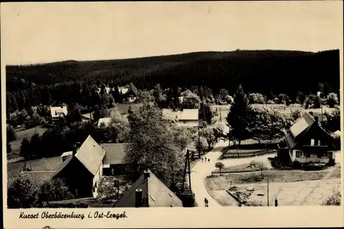 Ak Oberbärenburg Altenberg im Erzgebirge, Teilortsansicht