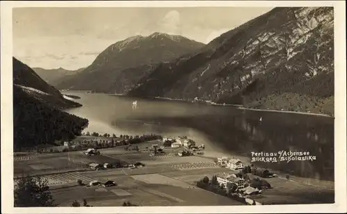 Ak Pertisau Eben am Achensee in Tirol, Blick gegen Scholastika