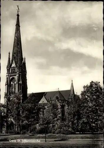 Ak Gera in Thüringen, St. Johanniskirche