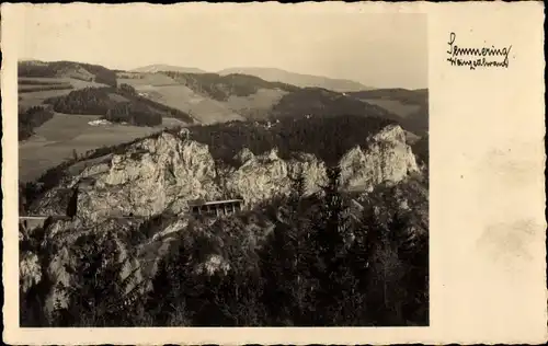 Ak Semmering in Niederösterreich, Weinzettelwand