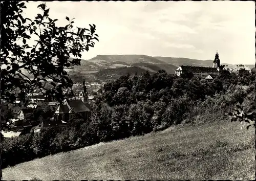 Ak Rudolstadt in Thüringen, Ortsansicht mit Heidecksburg und Stadtkirche