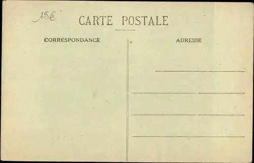 Ak Houécourt Vosges, Entrée Ouest