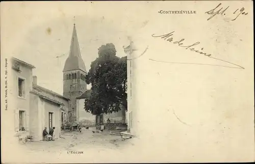 Ak Contrexéville Lothringen Vosges, L'Eglise
