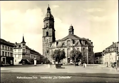 Ak Waltershausen Thüringen, Stadtkirche Zur Gotteshilfe