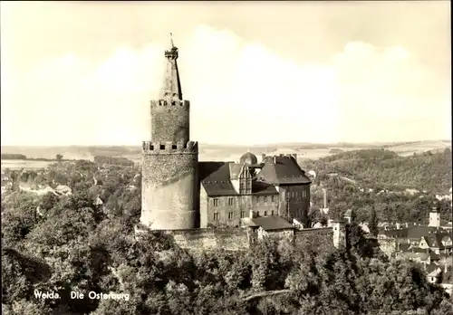 Ak Weida in Thüringen, die Osterburg