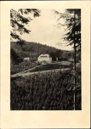 Ak Hohenwarte Thüringen, FDGB Ferienheim bei der Hohenwarte Saaletalsperre