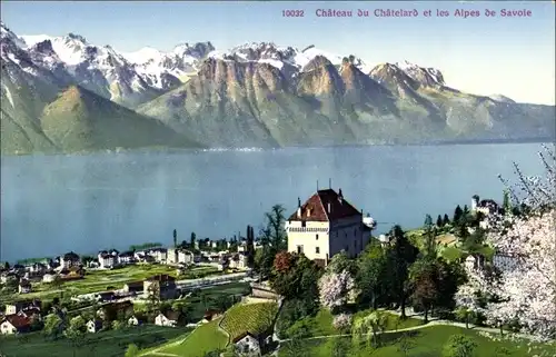 Ak Le Châtelard Montreux Kanton Waadt, Château du Châtelard