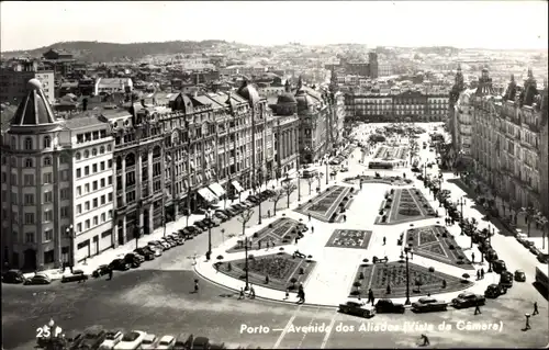 Ak Porto Portugal, Avenida dos Aliados