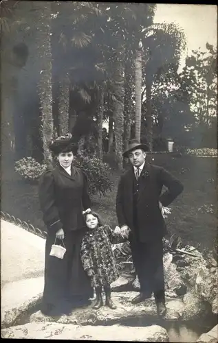 Foto Ak Monte Carlo Monaco, Familienfoto