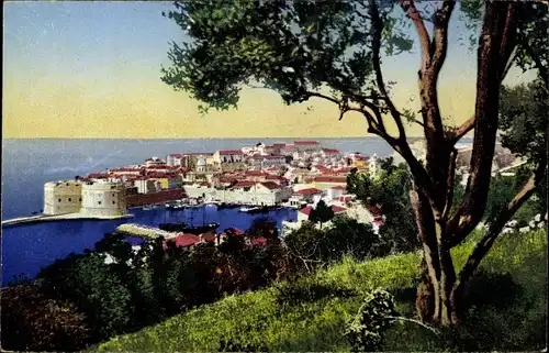 Ak Ragusa Dubrovnik Kroatien, Gesamtansicht