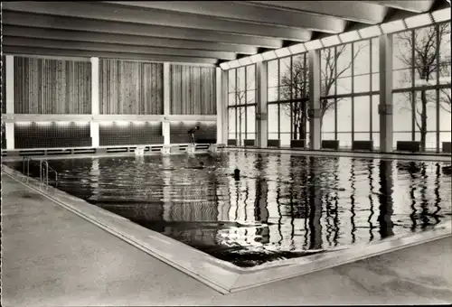 Ak Ostseebad Kühlungsborn, Meerwasser Schwimmhalle des FDGB