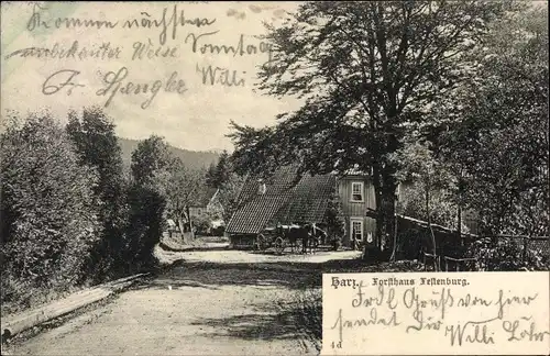 Ak Festenburg Altenau Schulenberg Clausthal Zellerfeld im Oberharz, Forsthaus