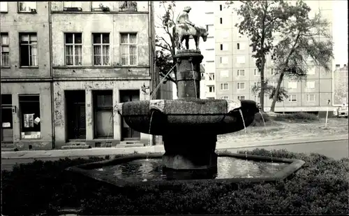 Ak Halle an der Saale, am Eselsbrunnen, Alter Markt