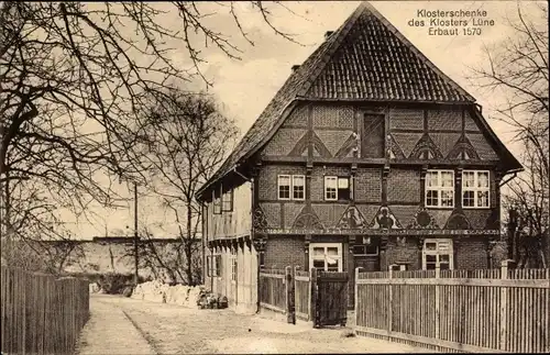 Ak Lüne Moorfeld Lüneburg in Niedersachsen, Klosterschenke des Klosters Lüne