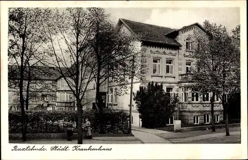 Ak Buxtehude in Niedersachsen, Städtisches Krankenhaus