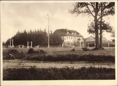 Ak Itzenbüttel Jesteburg in Niedersachsen, Kurhaus und Restaurant zum grünen Jäger