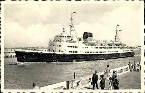 Ak Oostende Ostende Westflandern, Fährschiff Ostende Dover