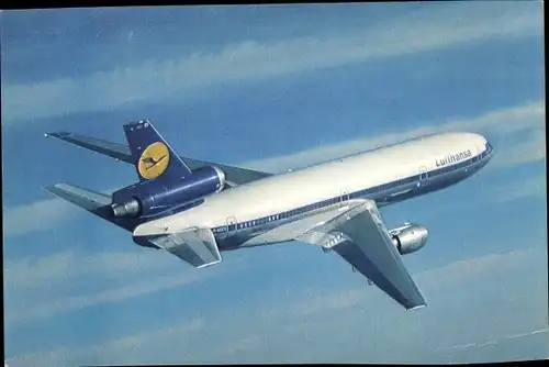 Ak Passagierflugzeug Lufthansa Douglas DC 10, D ADCO