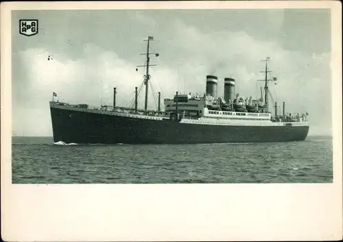 Ak Dampfer New York, Hamburg Amerika Linie, HAPAG