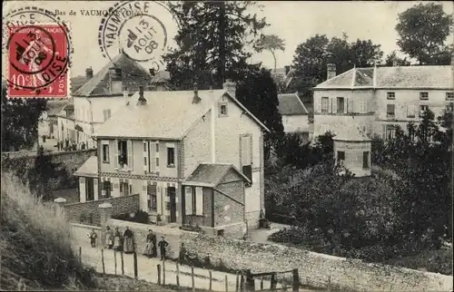 Ak Vaumoise Oise, Blick auf den Ort, Wohnhäuser