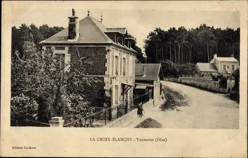 Ak Vaumoise Oise, Blick auf den Ort, Straßenpartie