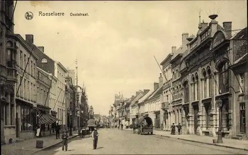 Ak Roeselare Roeselaere Rousselare Roulers Westflandern, Ooststraat