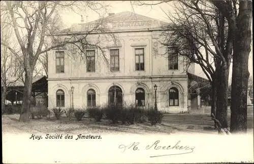 Ak Huy Wallonie Lüttich, Gesellschaft der Amateure