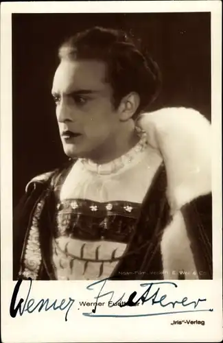 Ak Schauspieler Werner Fuetterer, Portrait, Autogramm