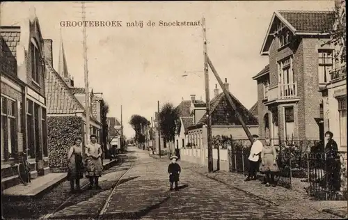 Ak Grootebroek Nordholland, Snoekstraat