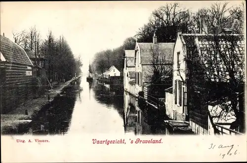 Ak 's Graveland Nordholland Niederlande, Vaartgezicht