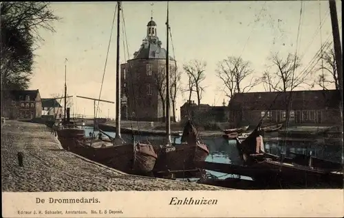 Ak Enkhuizen Nordholland Niederlande, De Drommedaris