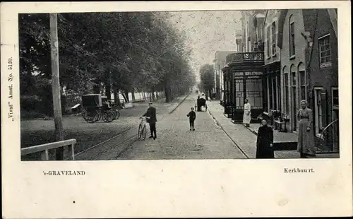 Ak 's Graveland Nordholland Niederlande, Kerkbuurt