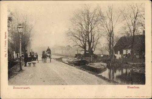 Ak Haarlem Nordholland Niederlande, Zomervaart