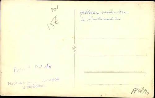 Foto Ak Zandvoort Nordholland Niederlande, Sprengung des Wasserturms 1943