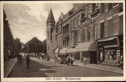 Ak Den Haag Südholland Niederlande, Weimarstraat