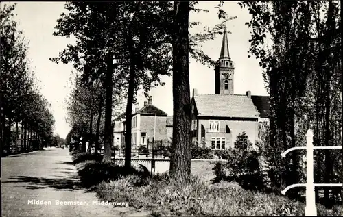 Ak Middenbeemster Midden Beemster Nordholland Niederlande, Middenweg