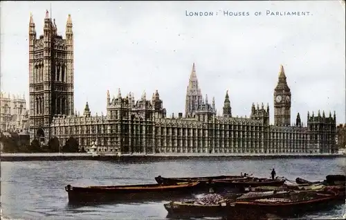 Ak City of Westminster London England, Houses of Parliament