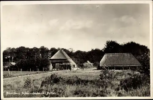 Ak Putten Gelderland, Boerderij Schoonderbeek