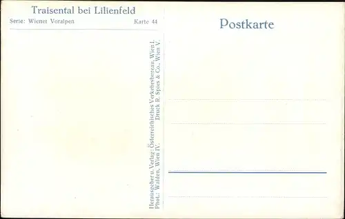 Ak Lilienfeld in Niederösterreich, Traisental, Winter, Wiener Voralpen