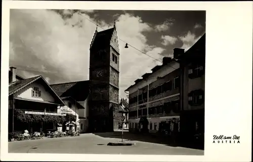 Ak Zell am See in Salzburg, Österreich, Kirche