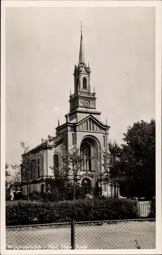 Ak Wolphaartsdijk Zeeland, Ned. Herv. Kerk