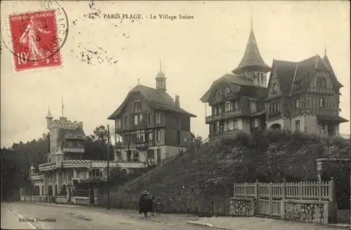 Ak Le Touquet Paris Plage Pas de Calais, Le Village Suisse