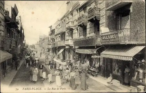 Ak Le Touquet Paris Plage Pas de Calais, La Rue de Paris