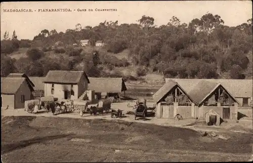 Ak Fianarantsoa Madagaskar, Gare de Charrettes