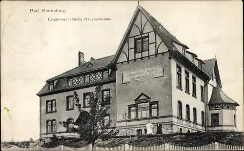 Ak Ronneburg in Thüringen, Landwirtschaftliche Haushaltsschule