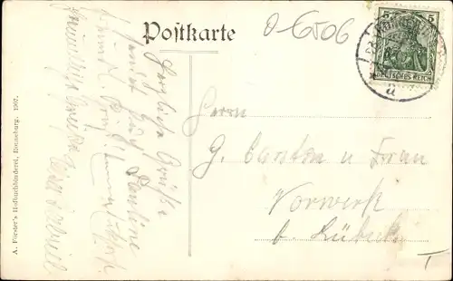 Ak Ronneburg in Thüringen, Landwirtschaftliche Haushaltsschule