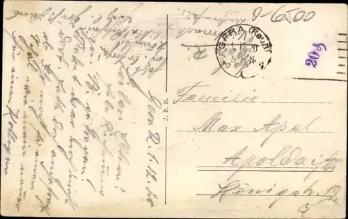 Ak Gera in Thüringen, Prinzenplatz