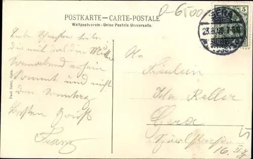 Ak Gera in Thüringen, Schloss Tinz