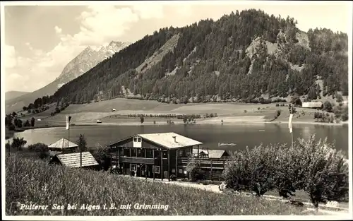 Ak Aigen im Ennstal Steiermark, Putterersee mit Grimming